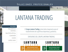 Tablet Screenshot of lantanatrading.com